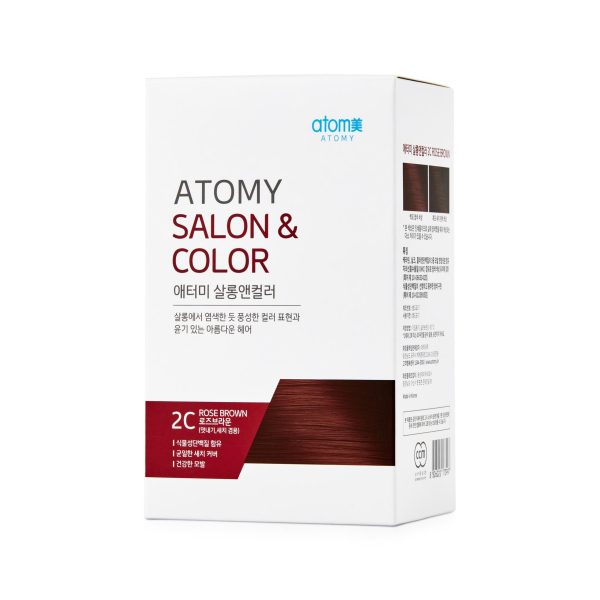 Фарба для волосся рожево-коричнева Atomy Salon & Color Rose Brown 2C