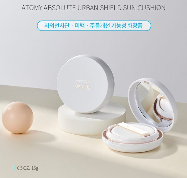 Сонцезахисний кушон Абсолют запаска, 15 г Atomy Absolute Urban Shield Sun Cushion Refill