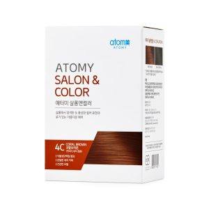 Фарба для волосся коралово-коричнева №4 Atomy Salon & Color Coral Brown 4C