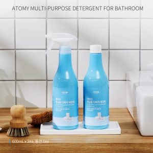 Універсальний миючий засіб для ванної кімнати - Atomy Multi-purpose Detergent for Bathroom (2 контейнери + пляшка з розпилювачем) 