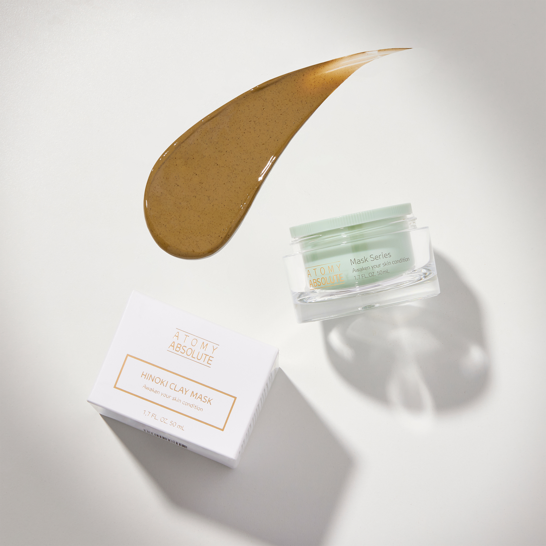 Маска-з-глиною 50мл-Atomy-Absolute-Hinoki-Clay-Mask