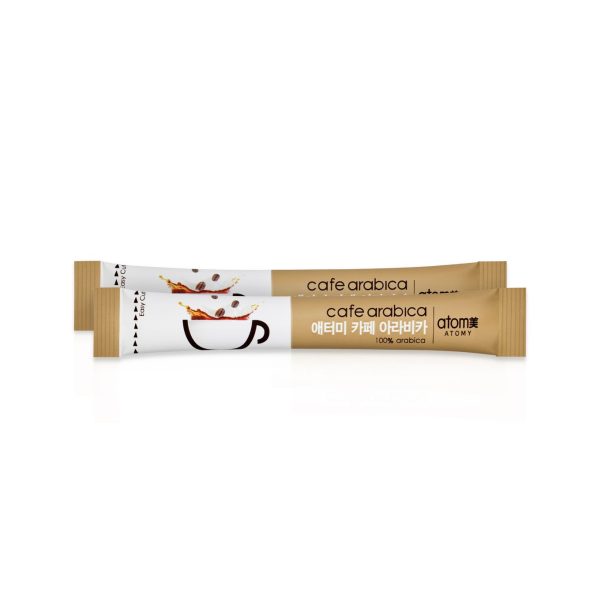 Кава арабіка із казеїном, 12,1г*200 стіків Atomy Cafe Arabica