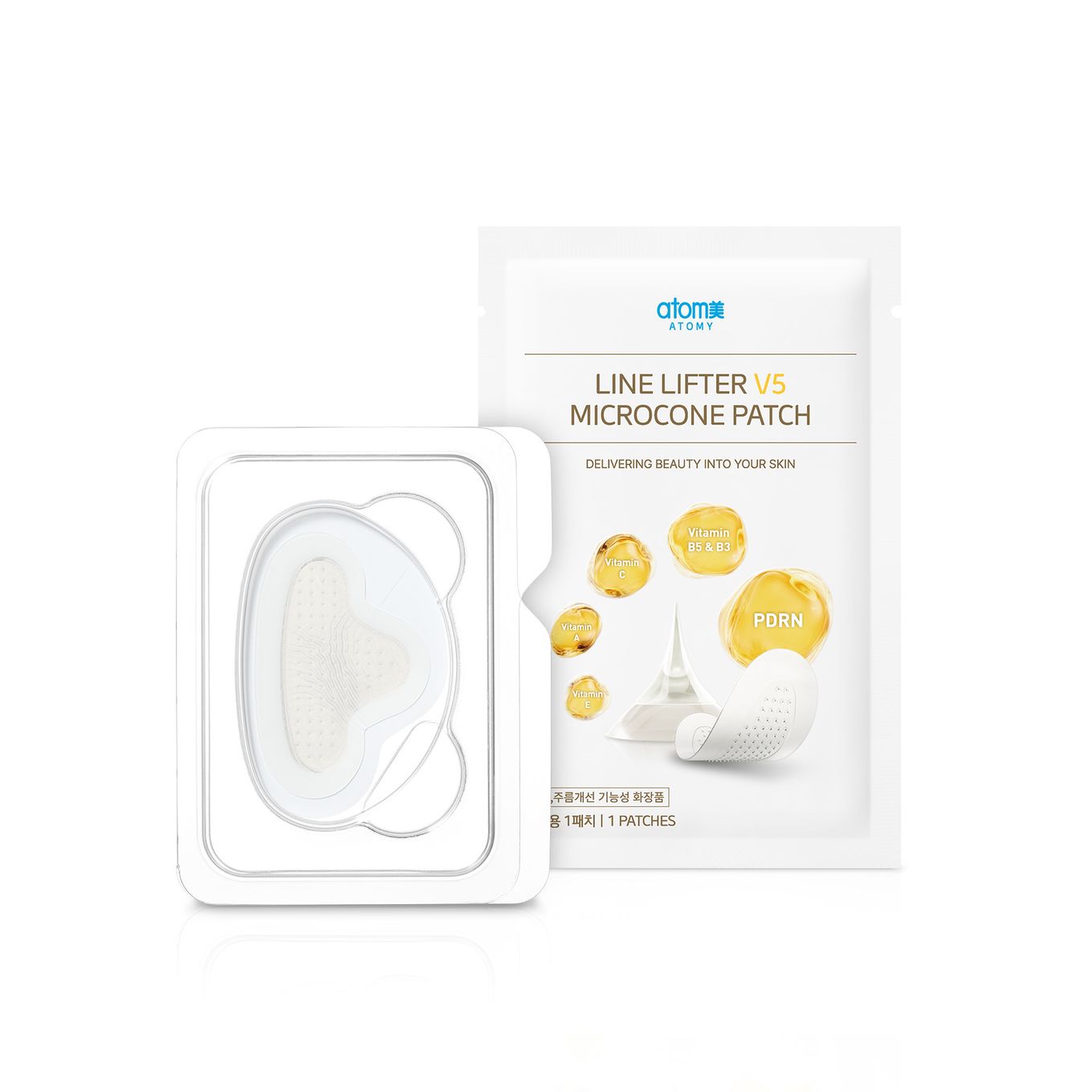 Atomy Line Lifter V5 Microcone Patch — мікро голкові патчі для анти вікового догляду.